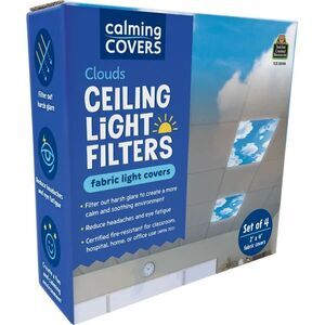 Clouds Calming Covers - Ceiling Light Filters by Teacher Created Resources NEW